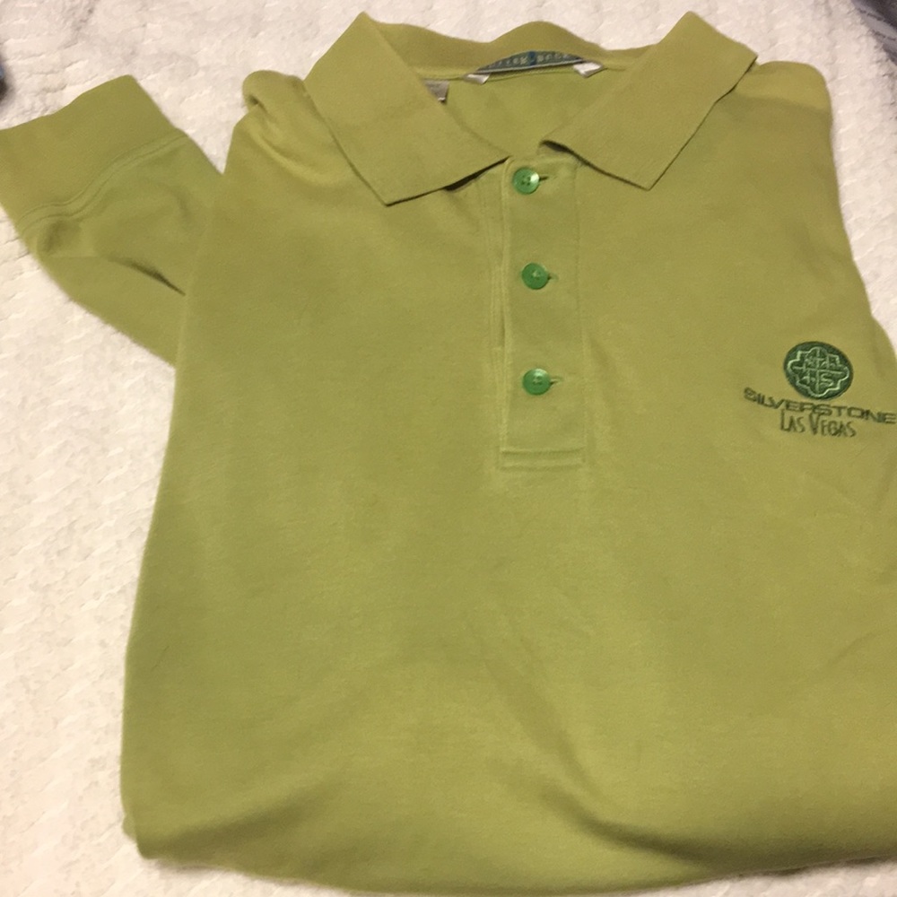 Men’s long sleeve polo